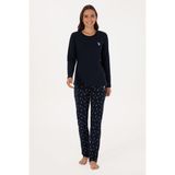 U.s. Polo Assn. Kadın Lacivert Pijama Takım 50318897-VR033