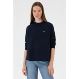 U.S. Polo Assn. Kadın Lacivert Regular Bisiklet Yaka Basic Sweatshırt 50313610-VR033
