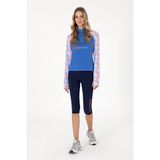 U.S. Polo Assn. Kadın Lacivert Yüksek Bel Capri Spor Tayt 50300687-VR033 - XS