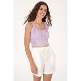 U.S. Polo Assn. Kadın Lila Askılı Bluz 50299657-VR034 - 36