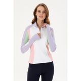 U.S. Polo Assn. Kadın Lila Dik Yaka Sweatshirt 50291462-VR034