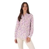 U.s. Polo Assn. Kadın Lila Gömlek Desenli 50299403-VR034
