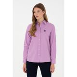 U.S. Polo Assn. Kadın Lila Uzun Kollu Gömlek 50297012-VR034 - 40