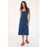 U.S. Polo Assn. Kadın Mavi Jean Elbise 50305565-DN0022