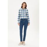 U.S. Polo Assn. Kadın Mavi Toothpick Fit Jean Pantolon 50297503-DN0022 - 34 - Mid Blue - Dropsuz
