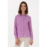 U.s. Polo Assn. Kadın Mor Gömlek Desenli 50306433-vr038 Mor