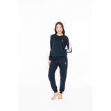 U.S. POLO ASSN. Kadın Pamuklu Lisanslı Pijama Takımı 20115-LACİVERT-S