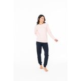 U.S. POLO ASSN. Kadın Pamuklu Lisanslı Pijama Takımı 20125-PEMBE-XL