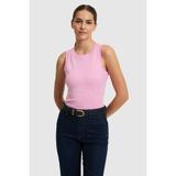 U.S. Polo Assn. Kadın Pembe Bisiklet Yaka Basic Tişört 50321799-VR041