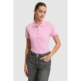 U.S. Polo Assn. Kadın Pembe Polo Yaka Basic Tişört 50321798-VR041 - Pembe-01