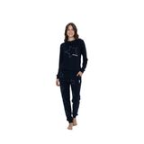 U.S. Polo Assn. Kadın Pijama Takımı, Yıldız Desenli, Lacivert, S Beden