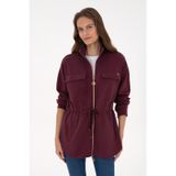 U.s. Polo Assn. Kadın Plum Hırka Örme 50318035-vr177 New Plum