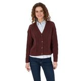 U.S. Polo Assn. Kadın Plum Hırka (Triko) 50309657-VR177