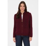 U.S. Polo Assn. Kadın Plum Hırka (Triko) 50314669-VR177