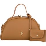 U.S. Polo Assn. Kadın Postacı Çantası US26155 - STANDART - Camel