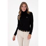 U.S. Polo Assn. Kadın Siyah Boğazlı Basic Kazak 50313621-VR046