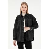U.s. Polo Assn. Kadın Siyah Gömlek Jean 50295945-DN0027 - 34