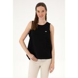 U.s. Polo Assn. Kadın Siyah Gömlek Kısa Kollu 50306458-VR046 - Siyah-128 - 34