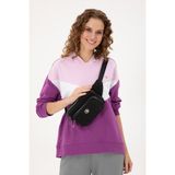 U.S. Polo Assn. Kadın Siyah Kapitone Bel Çantası 50300298-VR046 - Siyah-128