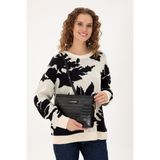 U.S. Polo Assn. Kadın Siyah Kroko Çapraz Çanta 50300271-VR046 - Siyah-128