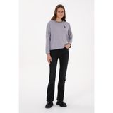 U.S. Polo Assn. Kadın Siyah Slim Flare Fit Jean Pantolon 50316567-DN0027 - Black - Dropsuz - 36