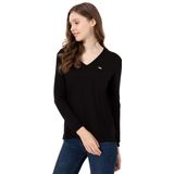 U.S. Polo Assn. Kadın Siyah Triko Kazak 50251912-VR046-M