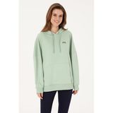 U.S. Polo Assn. Kadın Su Yeşili Sweatshirt 50297324-VR048