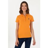 U.S. Polo Assn. Kadın Turuncu Basic Polo Yaka Tişört 50300896-vr051
