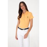 U.S. Polo Assn. Kadın Turuncu Basic Polo Yaka Tişört 50300896-VR202 - Kavun - XL