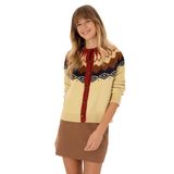 U.S. Polo Assn. Kadın Vanilya Hırka (Triko) 50310054-VR110