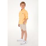 U.S. Polo Assn. Kavun Renkli Erkek Çocuk Gömlek Basic Kolsuz Düz Yaka Rahat Kesim - 12 - 13 Yaş