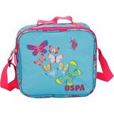 U.S. Polo Assn. Kelebek Desenli Mavi Beslenme Çantası PLBSÇ22176 - Renkli