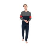 U.S. POLO ASSN. Kışlık Pijama Takımı, XL, LK&18930, Antrasit Melanj, erkek