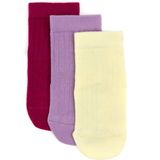 U.S. Polo Assn. Kız Bebek 3'lü Soket Çorap 50318112-VR023 - 2 Yaş - Fuşya