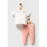 U.S. Polo Assn. Kız Bebek Beyaz Pijama Takım 50322911-VR013