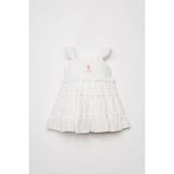 U.s. Polo Assn. Kız Bebek Elbise 6-36 Ay Beyaz - 6 - 9 Ay