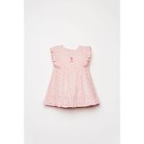 U.s. Polo Assn. Kız Bebek Elbise 6-36 Ay Pembe - 6 - 9 Ay
