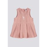 U.S. Polo Assn. Kız Bebek Elbise - Pembe - 3 - 4 Yaş
