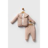 U.S. Polo Assn. Kız Bebek Eşofman Takımı, Kahverengi, 12-18 Ay