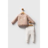 U.S. Polo Assn. Kız Bebek Eşofman Takımı, Kahverengi, 24-36 Ay