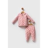 U.s. Polo Assn. Kız Bebek Gömlek Pijama Açık Pembe