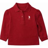 U.s. Polo Assn Kız Bebek Kırmızı T-Shirt USB3051-B-V8