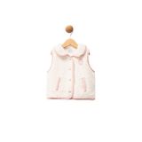 U.S. Polo Assn. Kız Bebek Krem Yelek, 18-24 Ay