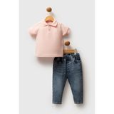 U.S. Polo Assn. Kız Bebek Somon Pijama Takım 50322909-VR047