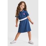 U.s. Polo Assn. Kız Çocuk Açık Lacivert Elbise (Örme) 50325649-VR059 - 13 - 14 Yaş