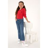 U.S. Polo Assn. Kız Çocuk Açık Mavi Flare Fit Jean Pantolon 50317882-DN0003 - Dropsuz - 10 - 11 Yaş