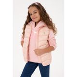 U.S. Polo Assn. Kız Çocuk Açık Pembe Kapitone Şişme Yelek 50313149-VR078 - 9 - 10 Yaş