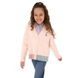 U.S. Polo Assn. Kız Çocuk Açık Pembe Triko Hırka 50316267-VR078