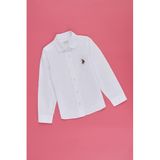 U.S. Polo Assn. Kız Çocuk Beyaz Gömlek Basic 50324760-VR013