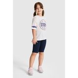 U.s. Polo Assn. Kız Çocuk Beyaz Pijama Takım 50326610-VR013 - 10 - 11 Yaş